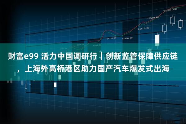 财富e99 活力中国调研行｜创新监管保障供应链，上海外高桥港区助力国产汽车爆发式出海