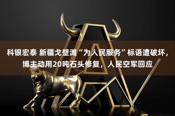 科银宏泰 新疆戈壁滩“为人民服务”标语遭破坏，博主动用20吨石头修复，人民空军回应